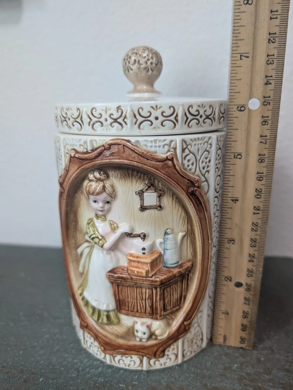 Sears Roebuck 1978 Kitchen Canister Country Coordinates Pioneer Women Japan 7.5